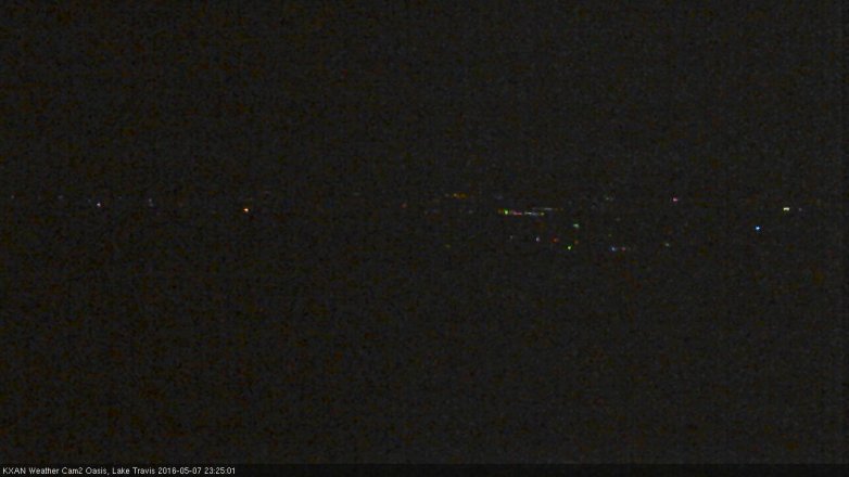 Lake Travis webcam, May 7, 2016 10:35 PM CT