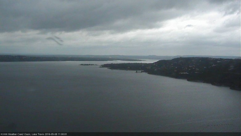 Lake Travis webcam, May 8, 2016 10:10 AM CT