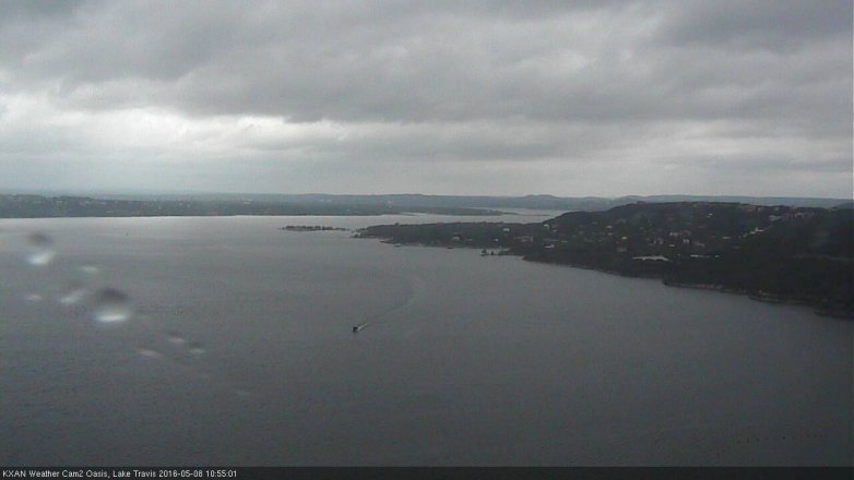 Lake Travis webcam, May 8, 2016 10:30 AM CT