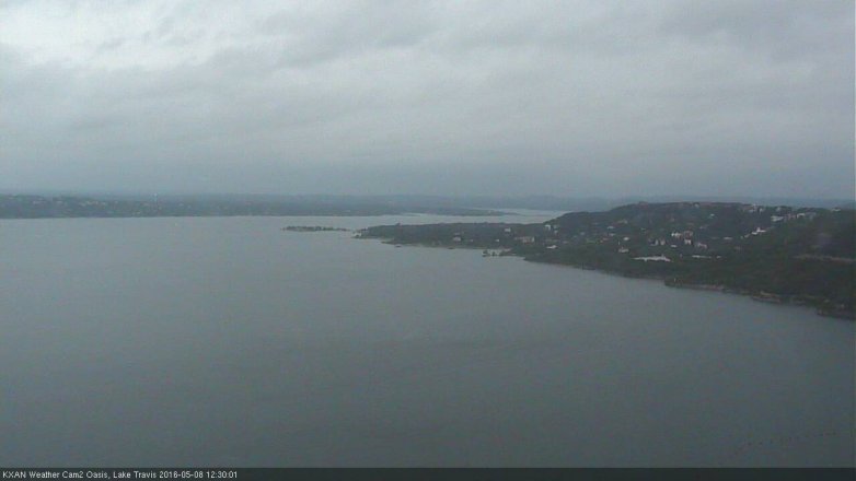 Lake Travis webcam, May 8, 2016 11:40 AM CT