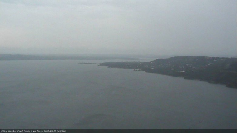 Lake Travis webcam, May 8, 2016 2:00 PM CT