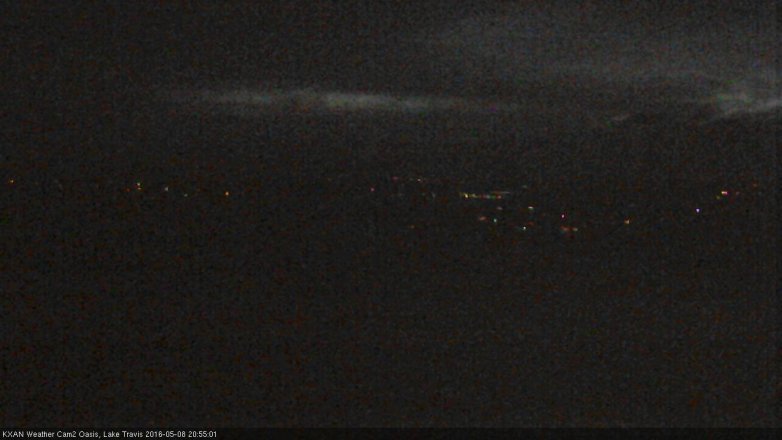 Lake Travis webcam, May 8, 2016 8:15 PM CT