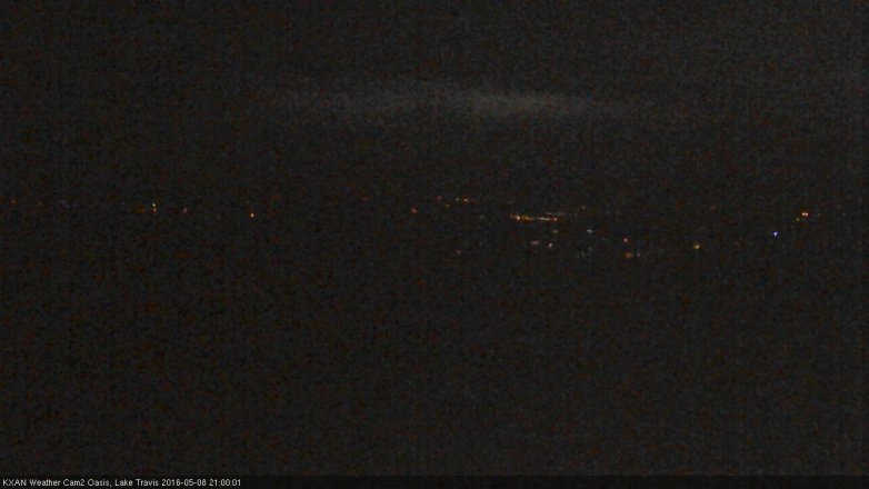 Lake Travis webcam, May 8, 2016 8:25 PM CT