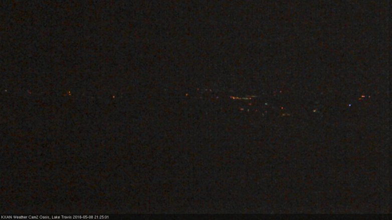 Lake Travis webcam, May 8, 2016 8:55 PM CT