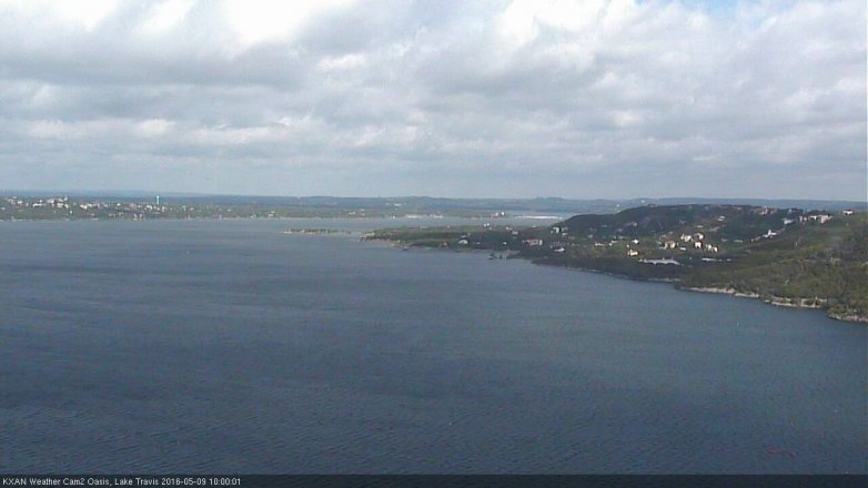 Lake Travis webcam, May 9, 2016 9:25 AM CT
