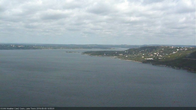 Lake Travis webcam, May 9, 2016 10:10 AM CT