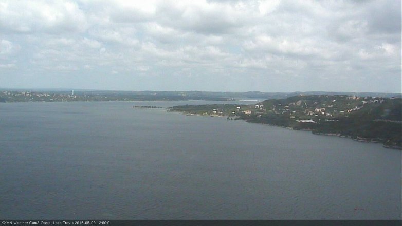 Lake Travis webcam, May 9, 2016 11:05 AM CT