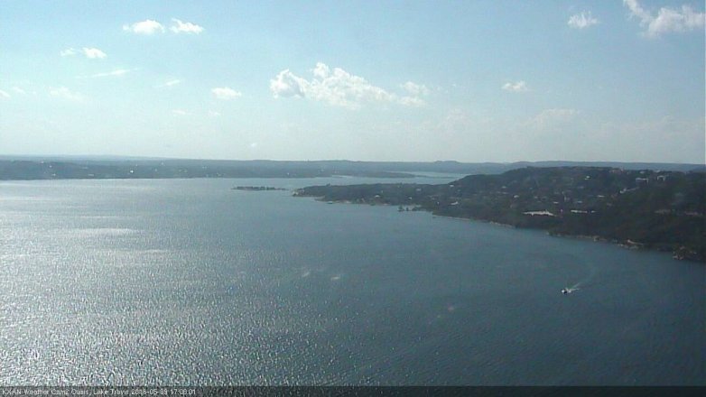 Lake Travis webcam, May 9, 2016 4:25 PM CT