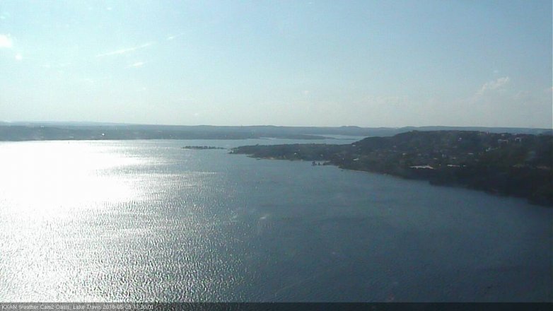 Lake Travis webcam, May 9, 2016 4:45 PM CT
