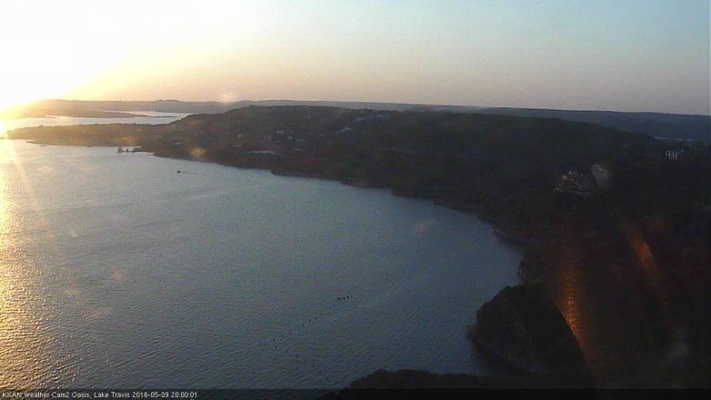 Lake Travis webcam, May 9, 2016 7:15 PM CT