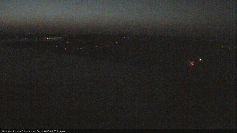 Lake Travis webcam, May 9, 2016 8:25 PM CT
