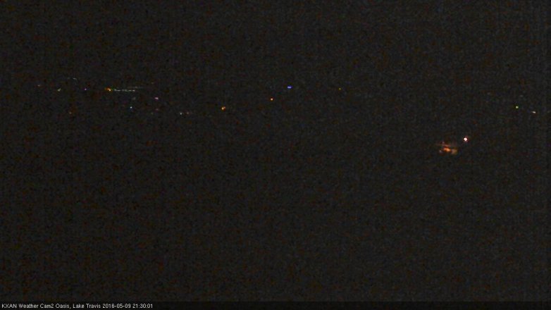 Lake Travis webcam, May 9, 2016 8:50 PM CT