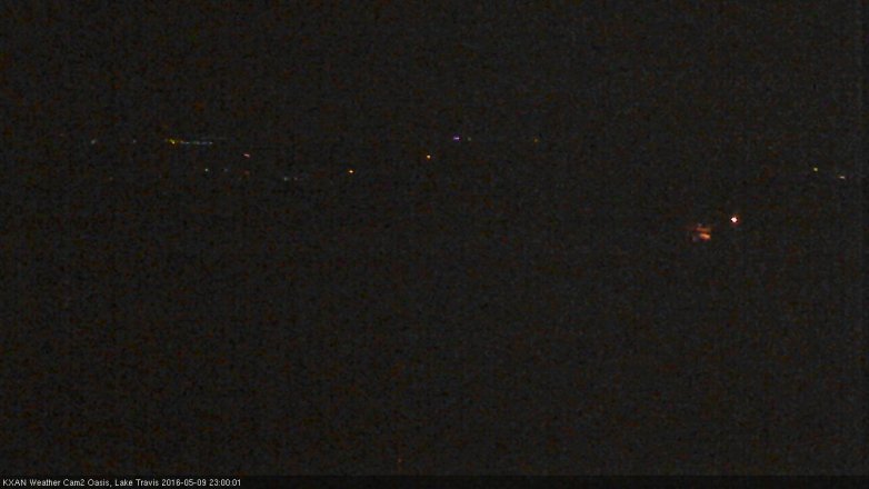 Lake Travis webcam, May 9, 2016 10:25 PM CT