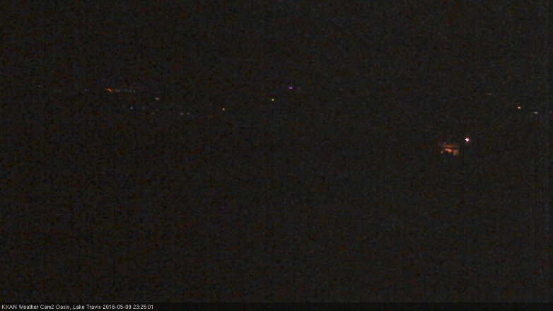 Lake Travis webcam, May 9, 2016 10:35 PM CT