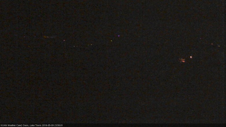 Lake Travis webcam, May 9, 2016 12:00 AM CT