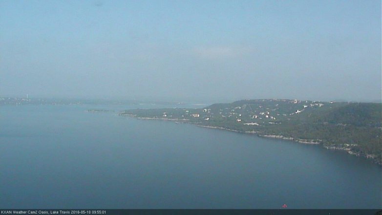 Lake Travis webcam, May 10, 2016 9:15 AM CT