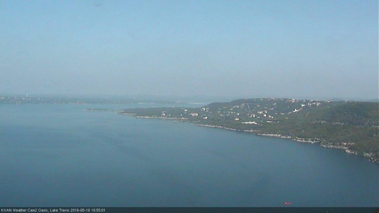 Lake Travis webcam, May 10, 2016 10:25 AM CT