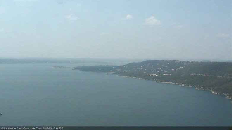 Lake Travis webcam, May 10, 2016 2:00 PM CT