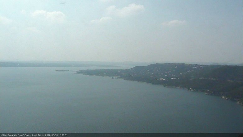 Lake Travis webcam, May 10, 2016 3:10 PM CT