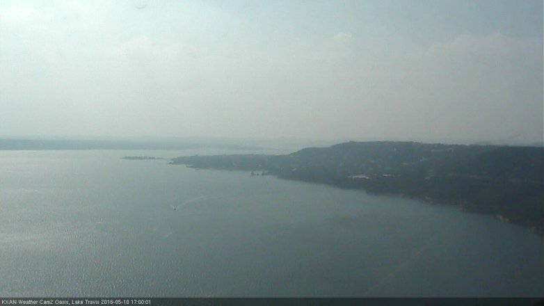 Lake Travis webcam, May 10, 2016 4:20 PM CT