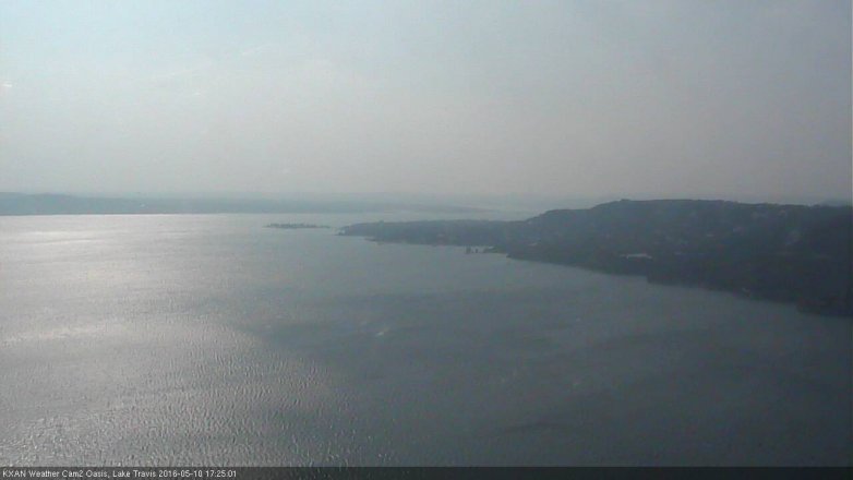 Lake Travis webcam, May 10, 2016 4:50 PM CT