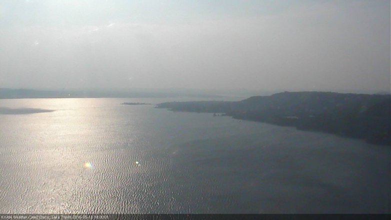 Lake Travis webcam, May 10, 2016 5:25 PM CT