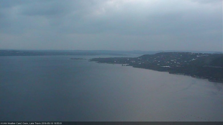 Lake Travis webcam, May 10, 2016 7:05 PM CT
