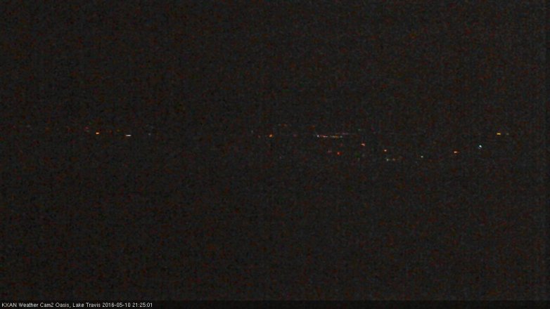Lake Travis webcam, May 10, 2016 8:40 PM CT