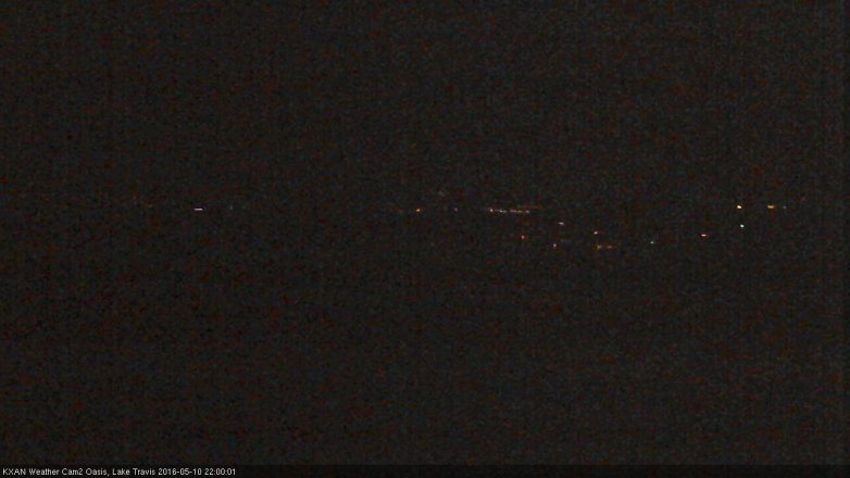 Lake Travis webcam, May 10, 2016 9:15 PM CT