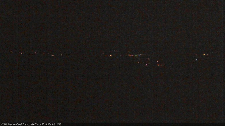 Lake Travis webcam, May 10, 2016 9:55 PM CT