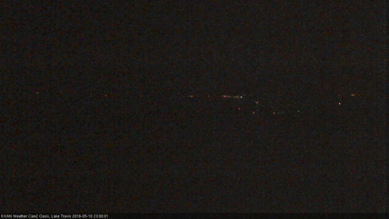 Lake Travis webcam, May 10, 2016 10:15 PM CT