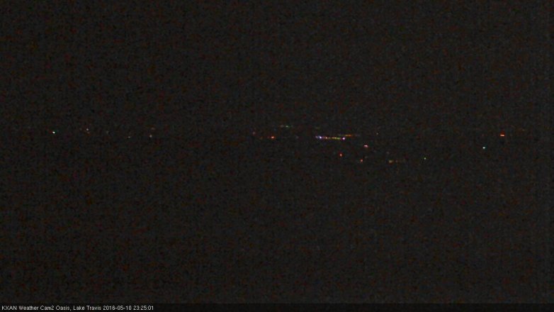 Lake Travis webcam, May 10, 2016 10:45 PM CT