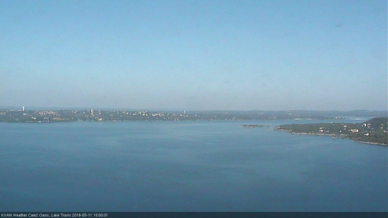 Lake Travis webcam, May 11, 2016 9:25 AM CT