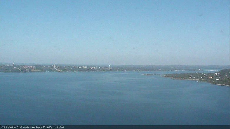 Lake Travis webcam, May 11, 2016 10:00 AM CT