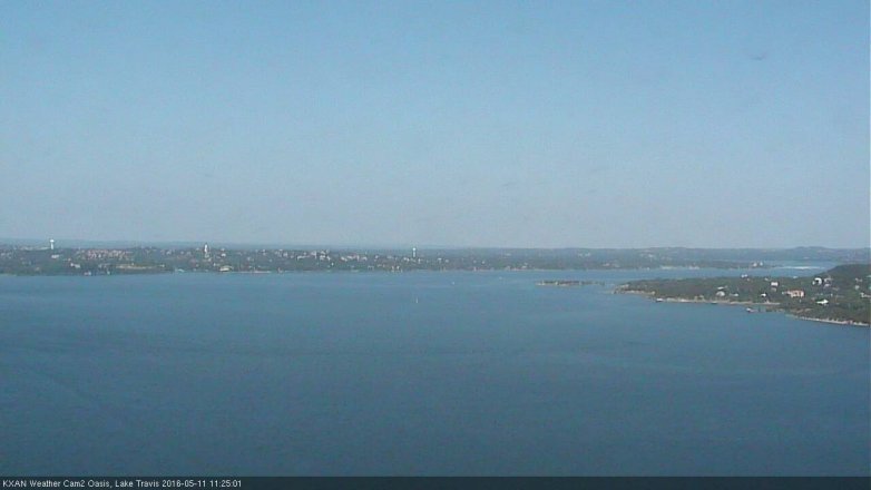 Lake Travis webcam, May 11, 2016 10:45 AM CT
