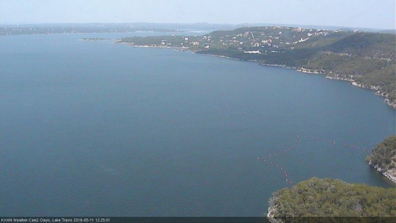 Lake Travis webcam, May 11, 2016 11:55 AM CT