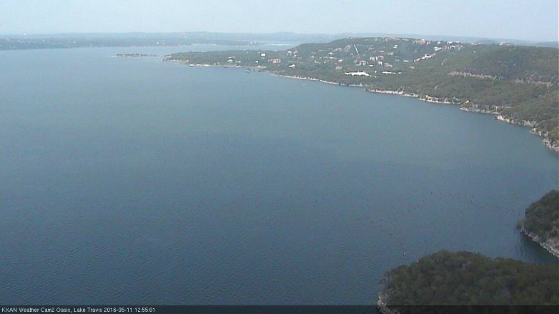 Lake Travis webcam, May 11, 2016 12:05 PM CT