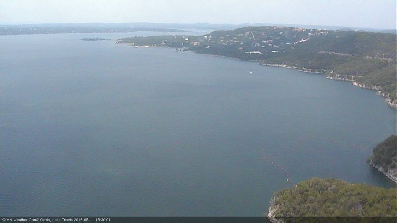Lake Travis webcam, May 11, 2016 12:40 PM CT