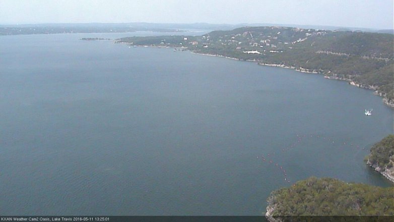 Lake Travis webcam, May 11, 2016 1:00 PM CT