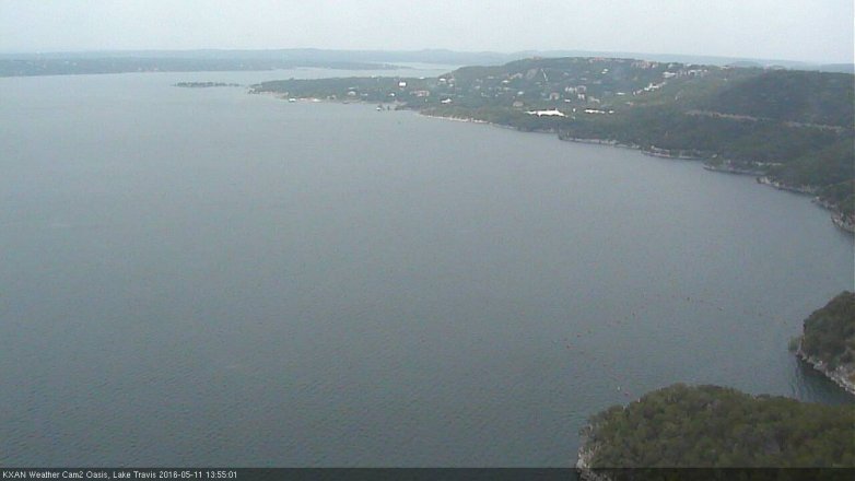 Lake Travis webcam, May 11, 2016 1:05 PM CT