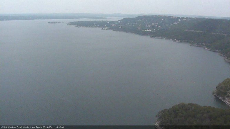 Lake Travis webcam, May 11, 2016 2:00 PM CT