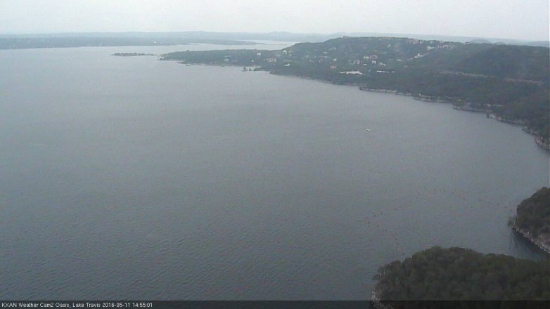 Lake Travis webcam, May 11, 2016 2:15 PM CT