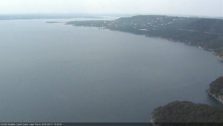 Lake Travis webcam, May 11, 2016 2:35 PM CT
