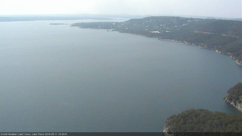 Lake Travis webcam, May 11, 2016 2:55 PM CT