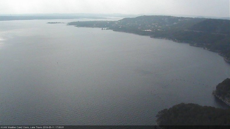 Lake Travis webcam, May 11, 2016 4:10 PM CT