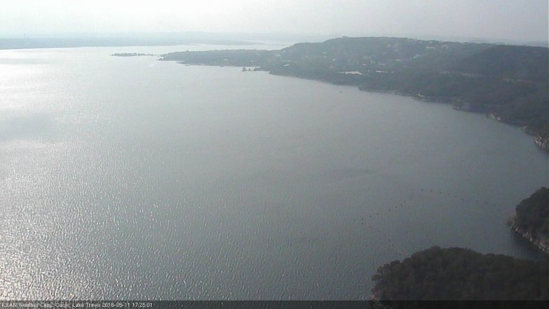 Lake Travis webcam, May 11, 2016 4:40 PM CT