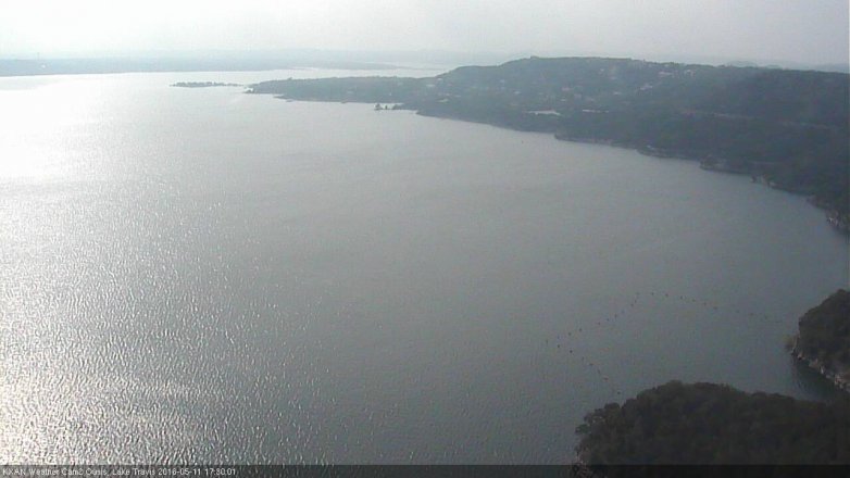 Lake Travis webcam, May 11, 2016 4:55 PM CT