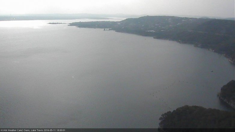 Lake Travis webcam, May 11, 2016 5:25 PM CT