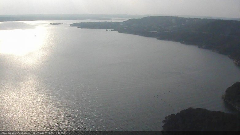 Lake Travis webcam, May 11, 2016 5:45 PM CT