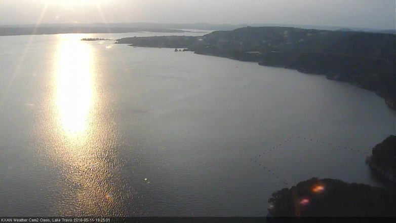 Lake Travis webcam, May 11, 2016 6:45 PM CT